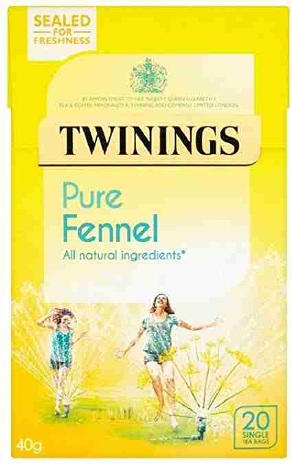 TWININGS PURE FENNEL TEA BAGS x 20